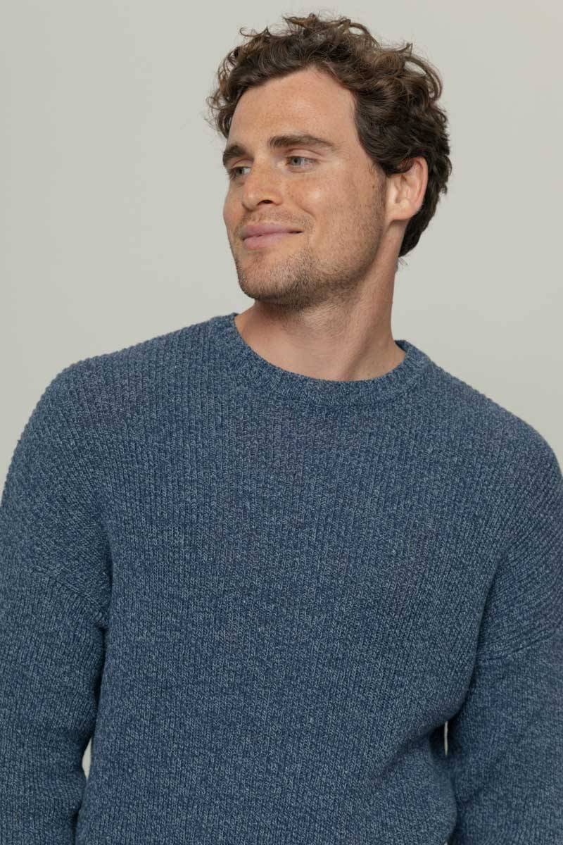 Rifò COSIMO Maglia Uomo Cotone Jeans Rigenerato Online Outlet