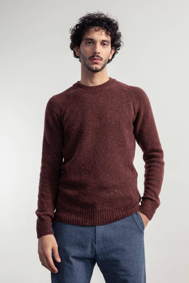 Rifò ALFREDO Maglia Girocollo Unisex Cashmere Rigenerato Offerte esclusive