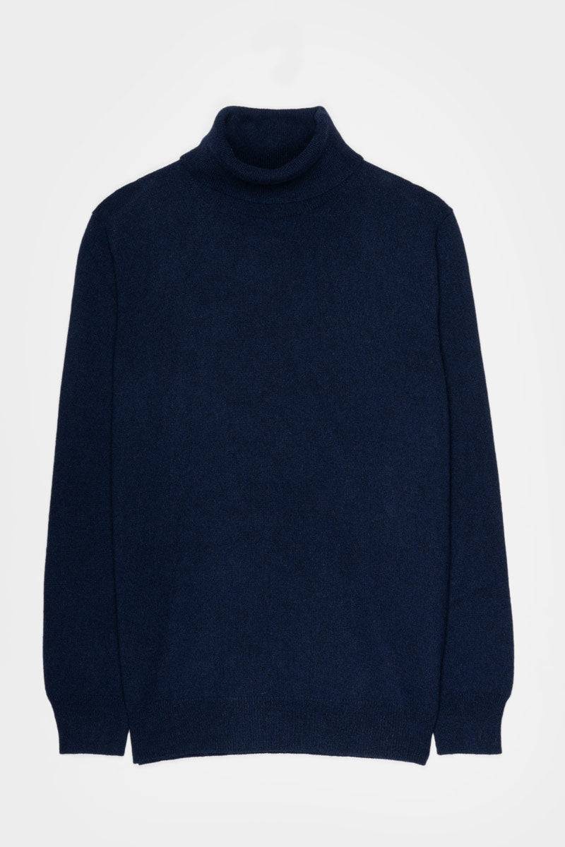 Rifò ALBERTO Maglia Collo Alto Uomo Cashmere Rigenerato Nuovi prodotti