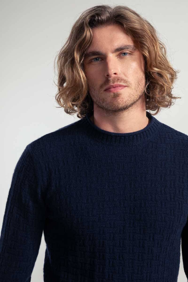 Rifò FERNANDO Maglia Uomo Cashmere Rigenerato Offerte stagionali