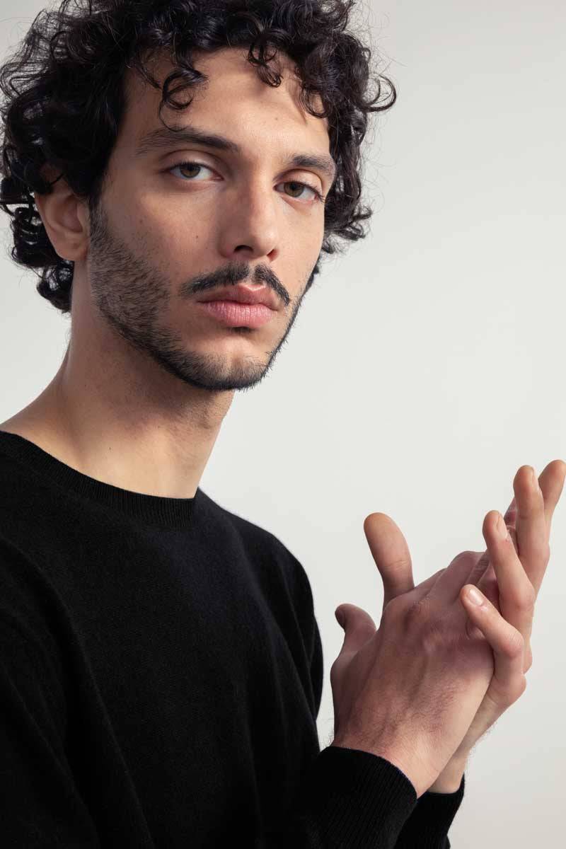 Rifò ALESSIO Maglia Uomo Light Cashmere Rigenerato Liquidazione