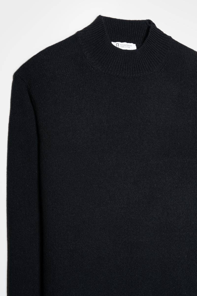 Rifò CLEMENTE Maglia Collo Alto Uomo Cashmere Rigenerato Ultimi tre giorni