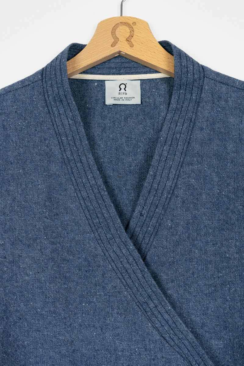 Rifò CLOE Abito Jeans Rigenerato Fino al 65% di sconto