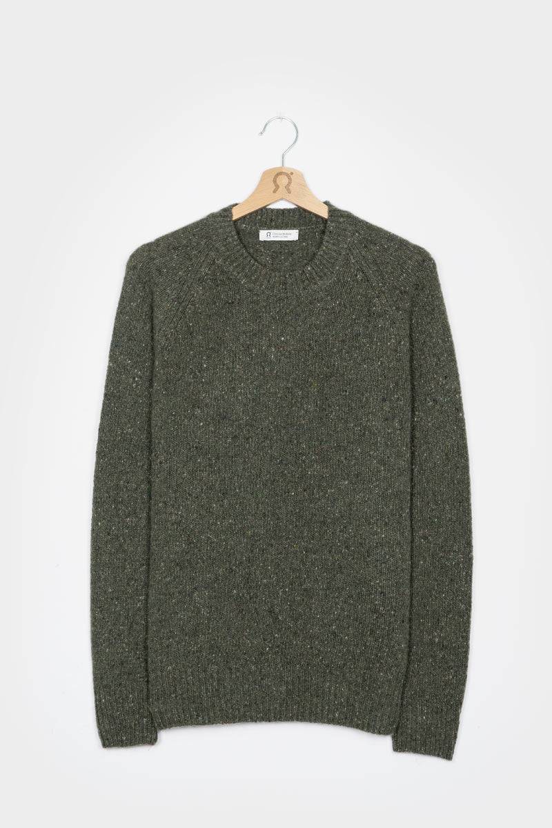 Rifò ALFREDO Maglia Girocollo Unisex Cashmere Rigenerato Super sconto
