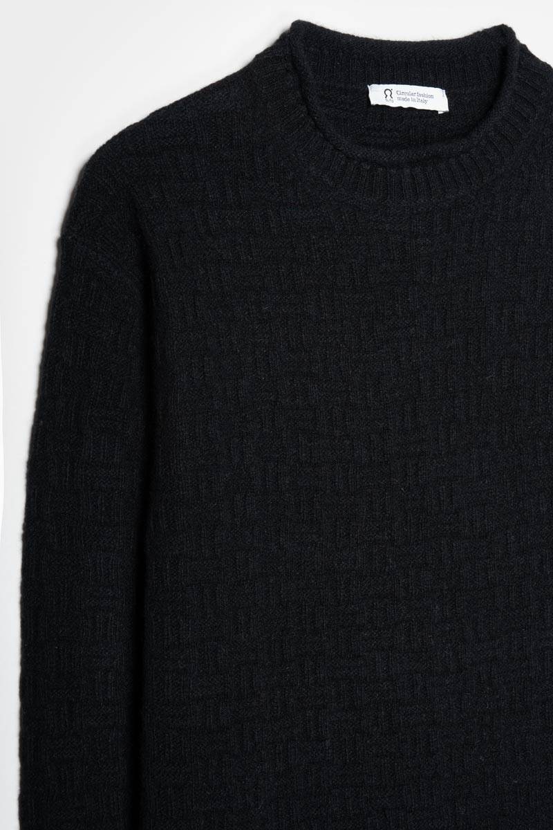 Rifò FERNANDO Maglia Uomo Cashmere Rigenerato Trasporto libero internazionale