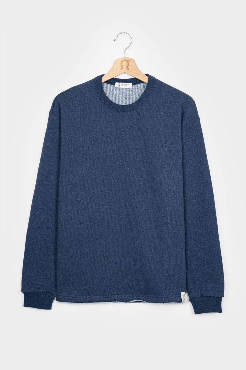 Rifò RAFAEL Felpa Uomo Cotone Jeans Rigenerato In vendita