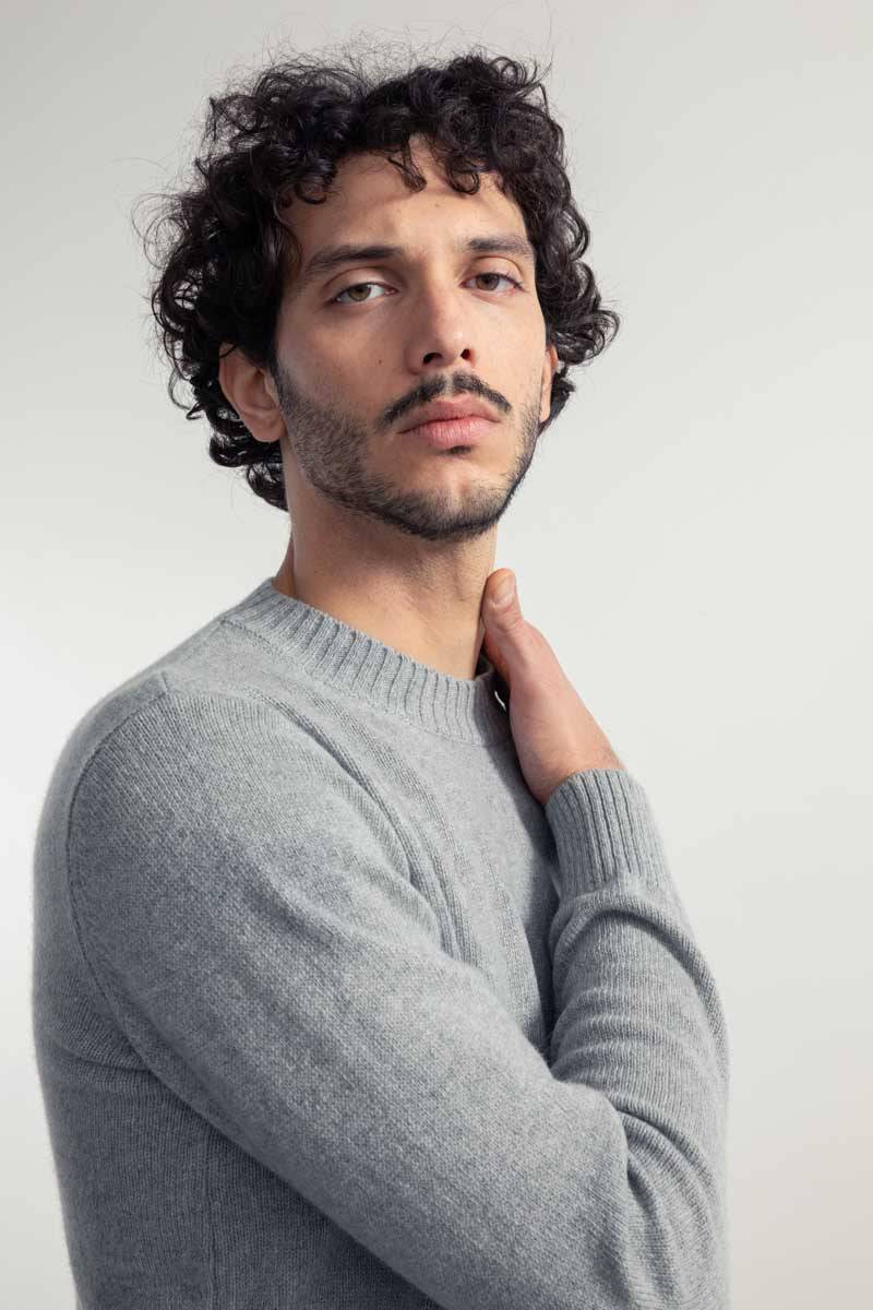 Rifò FERRUCCIO Maglia Uomo Lana Rigenerata Qualità