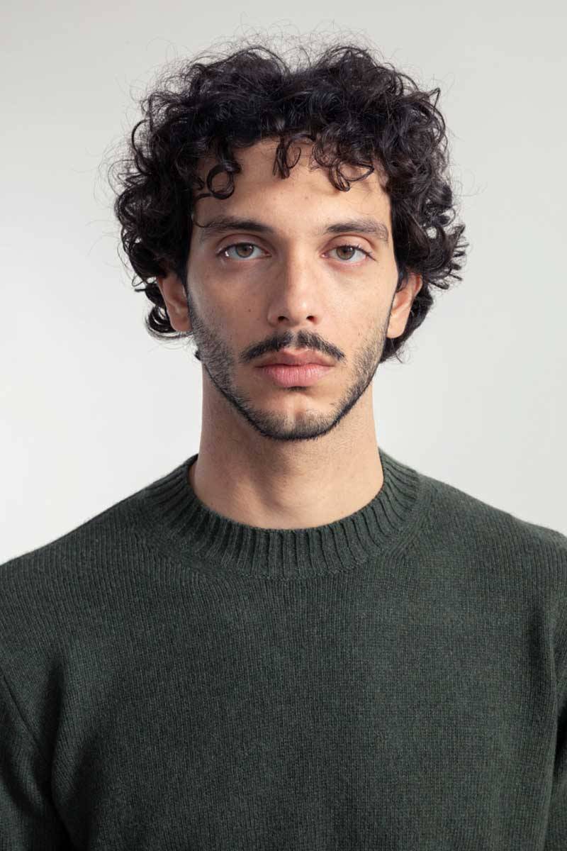 Rifò FERRUCCIO Maglia Uomo Lana Rigenerata Promozione