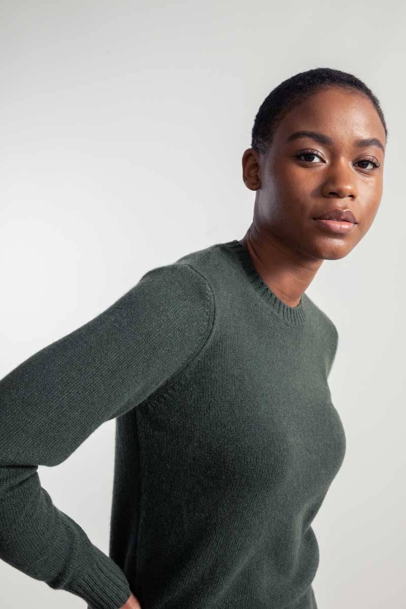 Rifò EDDA Maglia Donna Cashmere Rigenerato Qualità Garantita