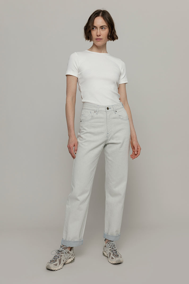 Rifò AGLAIA Pantaloni Jeans Donna Cotone Rigenerato Negozi Online