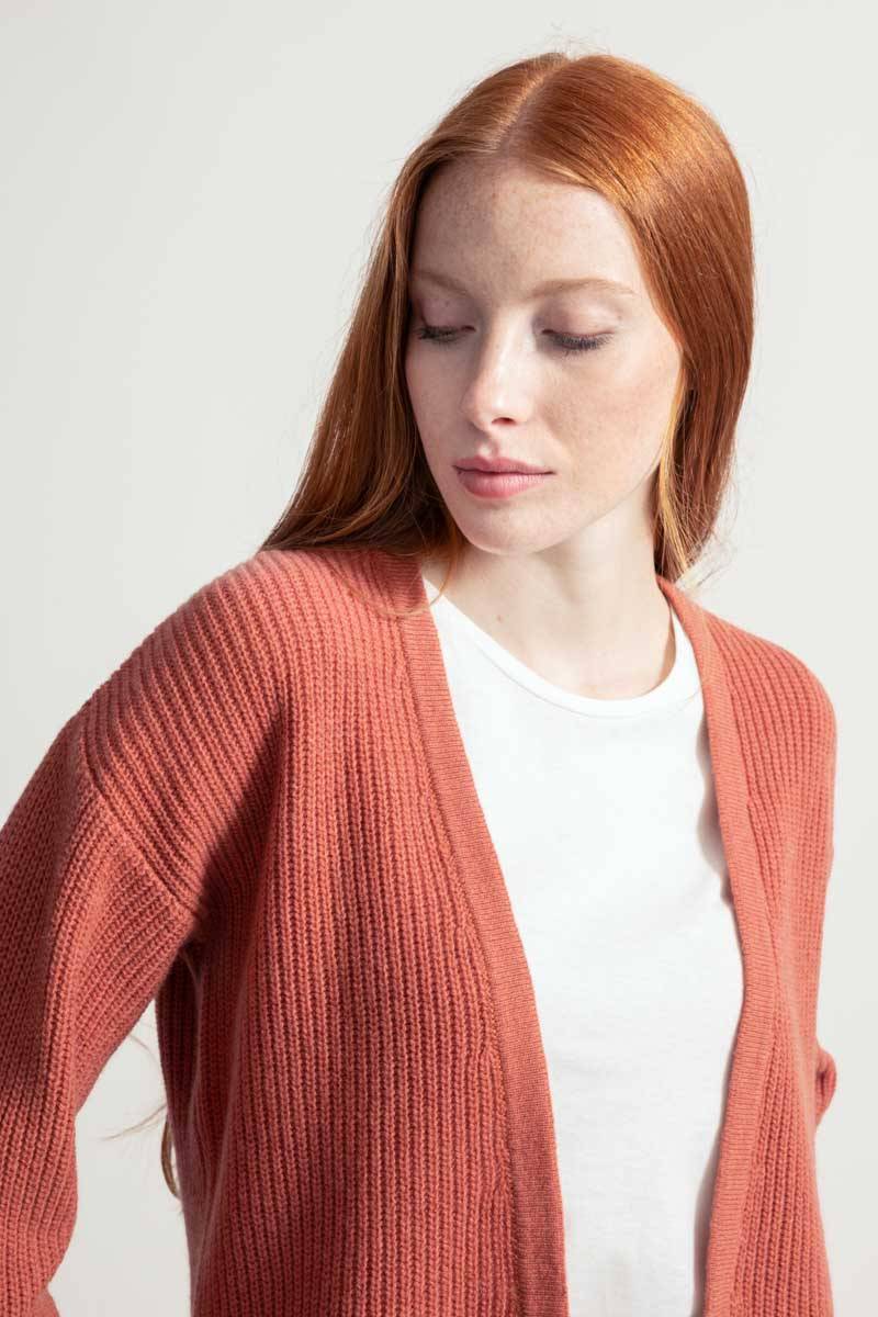 Rifò MARGHERITA Cardigan Donna Cashmere Rigenerato Fino Al -60%
