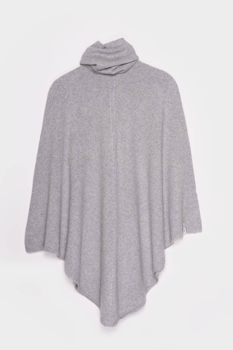 Rifò ELISABETTA Poncho Donna Cashmere Rigenerato Presa