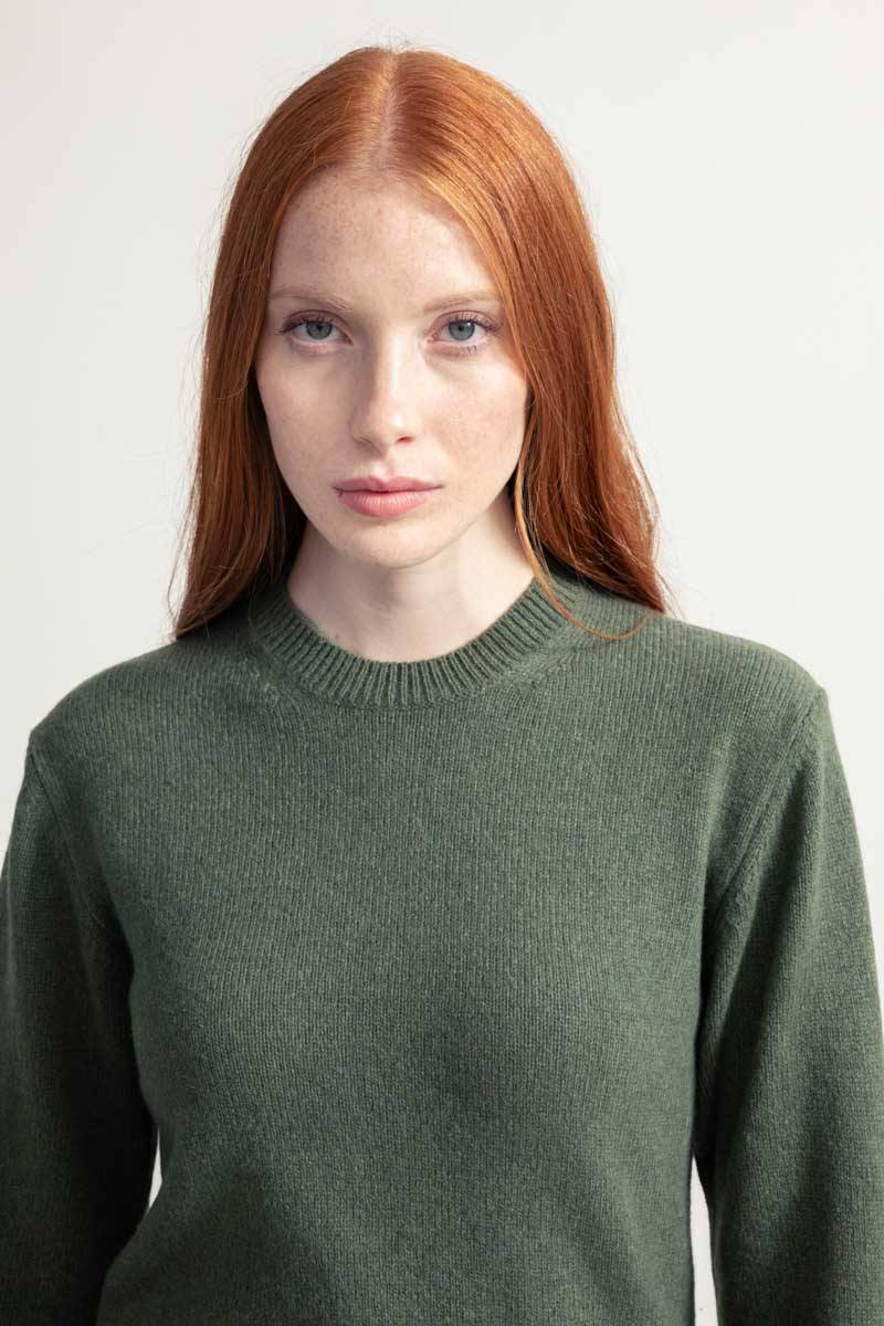 Rifò LAURA Maglia Girocollo Donna Lana Rigenerata Economico
