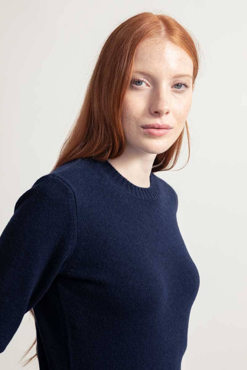 Rifò LAURA Maglia Girocollo Donna Lana Rigenerata Outlet