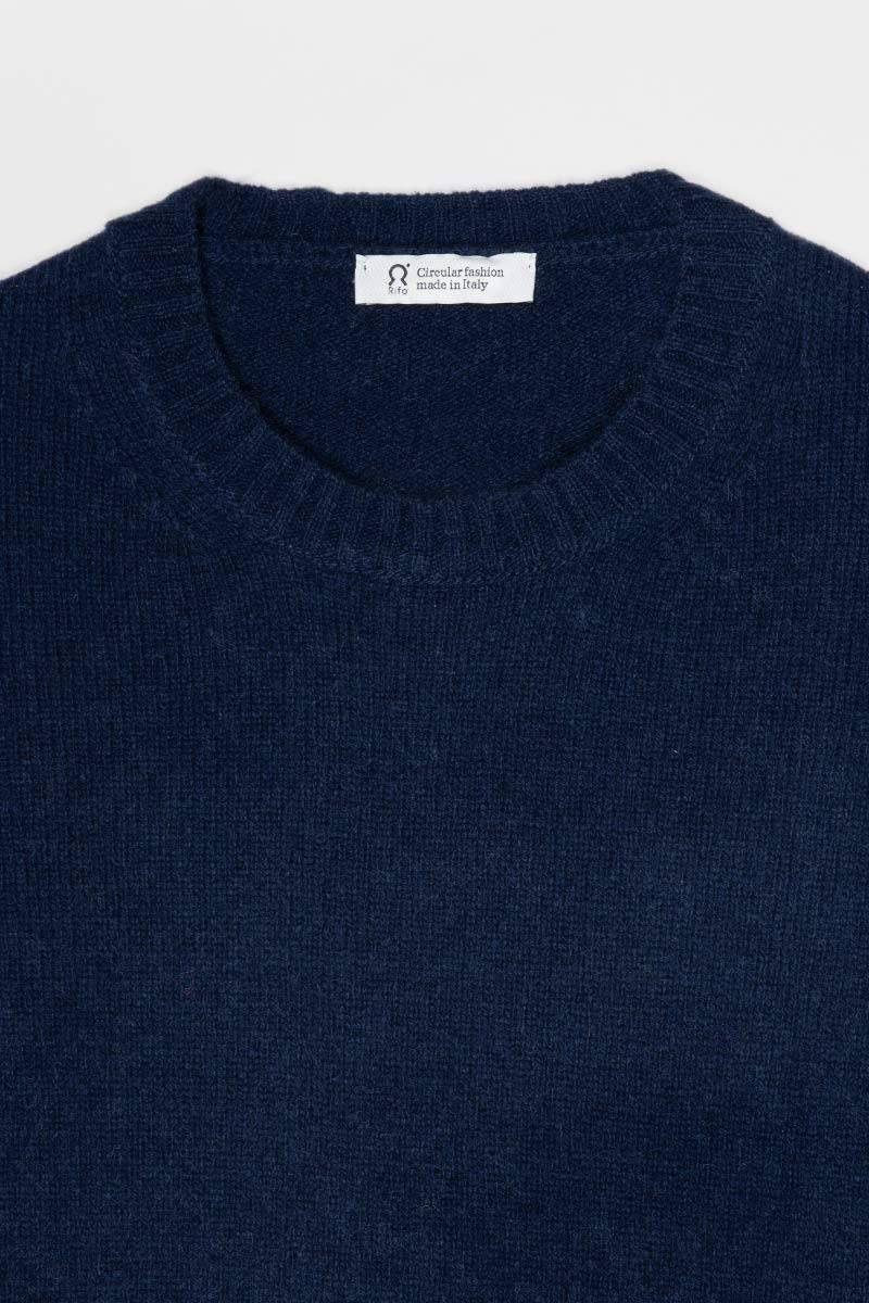 Rifò LAURA Maglia Girocollo Donna Lana Rigenerata Outlet