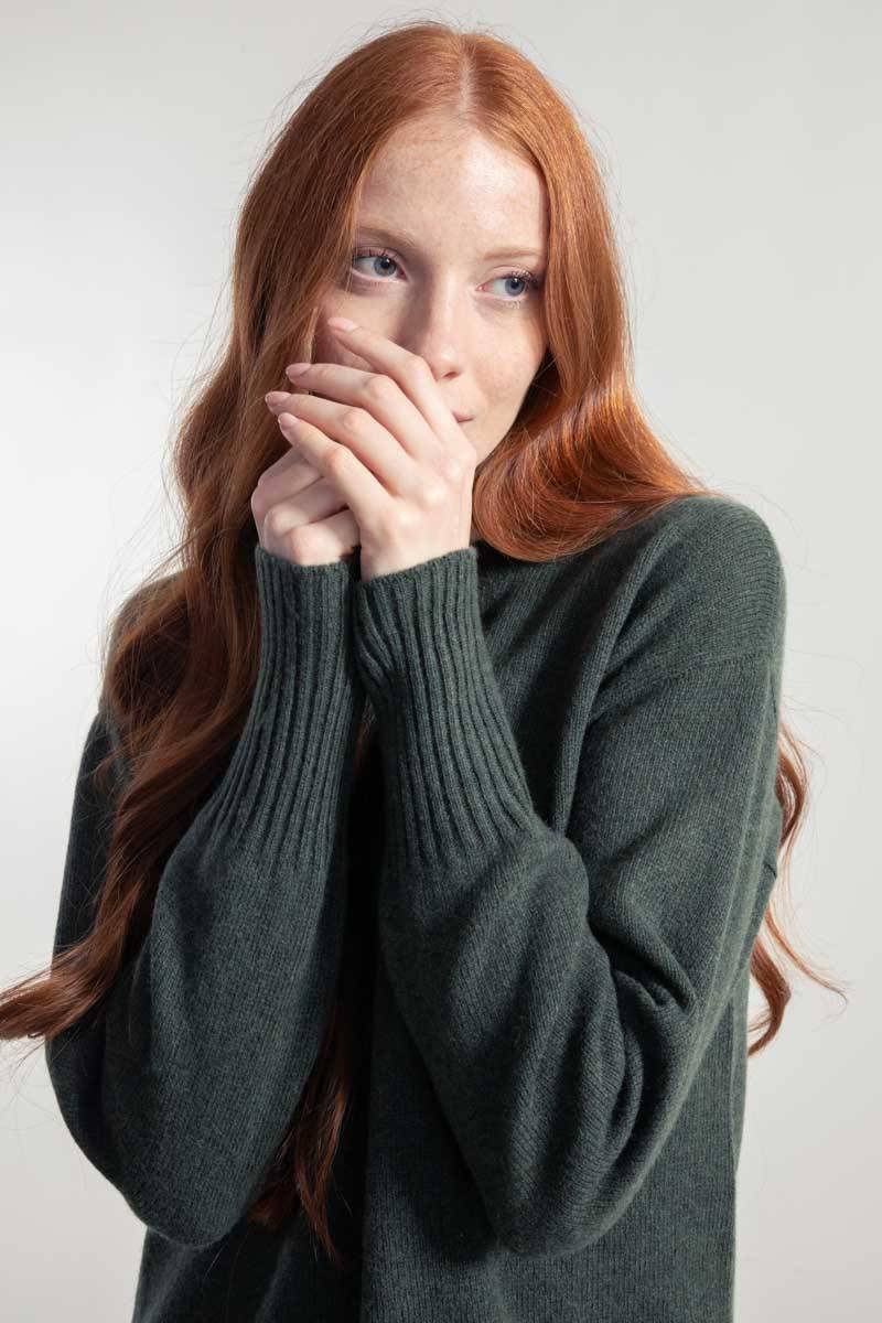 Rifò SELVAGGIA Abito Donna Lana Rigenerata Negozio