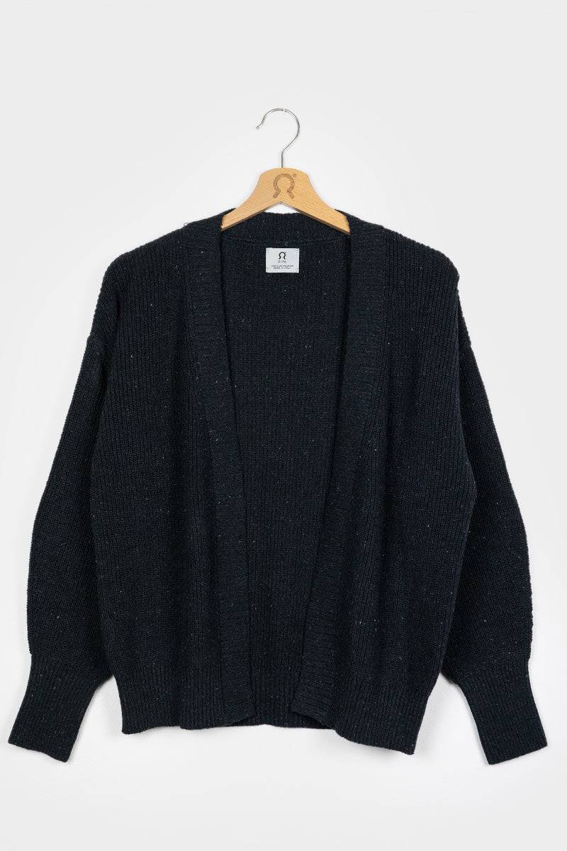 Rifò CARA Cardigan Donna Cotone Jeans Rigenerato In Saldo