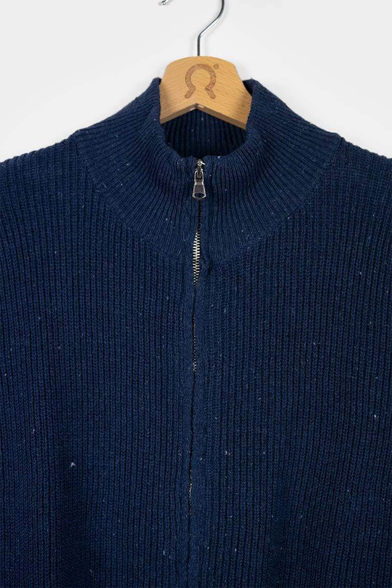 Rifò DUCCIO Cardigan Uomo Cotone Jeans Rigenerato Offerta Giorno del Papà