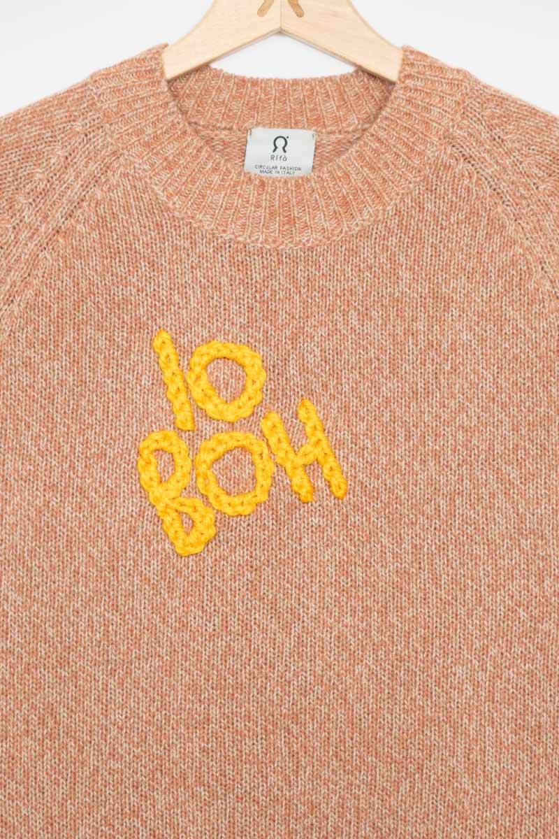 Rifò Maglia Unisex Cashmere Rigenerato Rifò x Almeno Nevicasse Offerta migliore