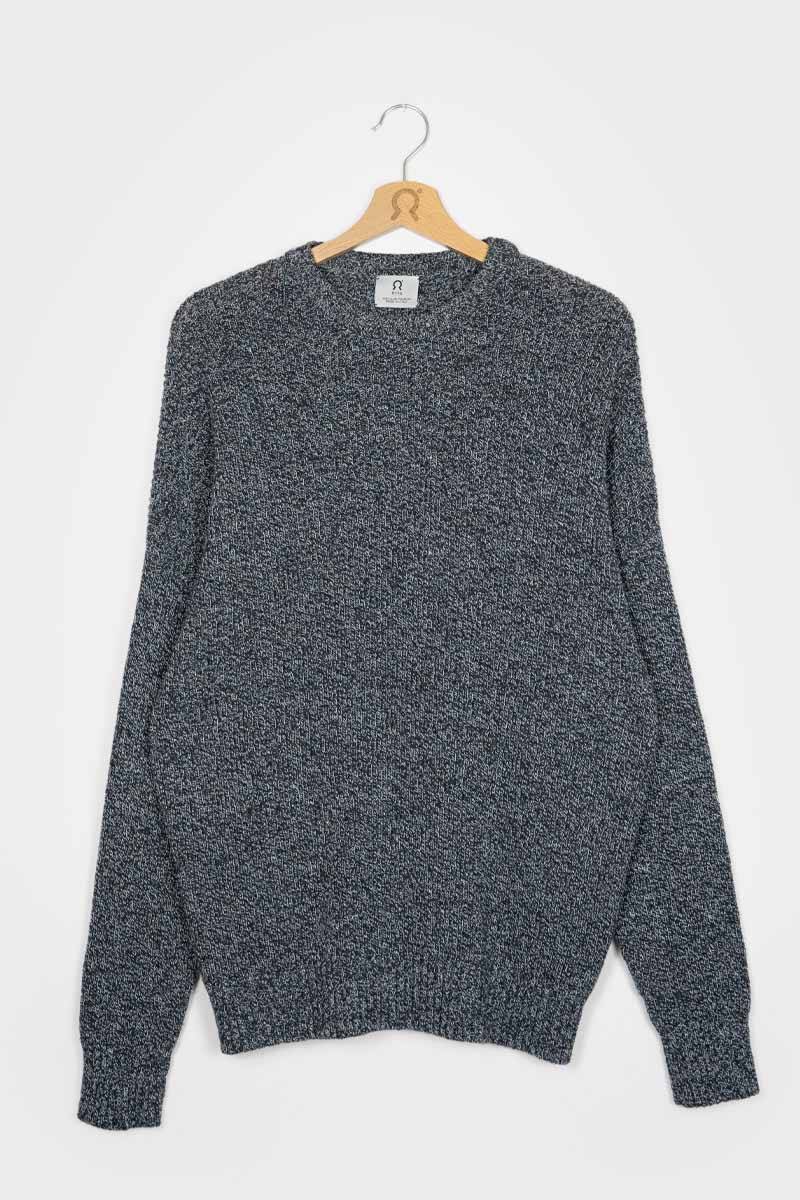 Rifò COSIMO Maglia Uomo Cotone Jeans Rigenerato Offerte stagionali