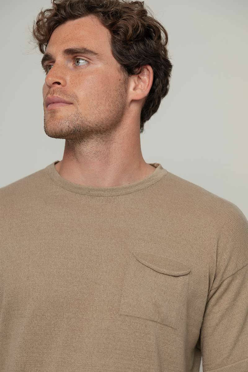 Rifò MATTEO T-Shirt Lino Riciclato Uomo Liquidazione