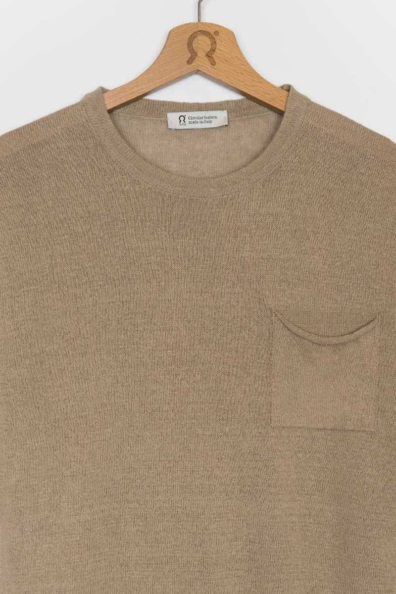 Rifò MATTEO T-Shirt Lino Riciclato Uomo Liquidazione