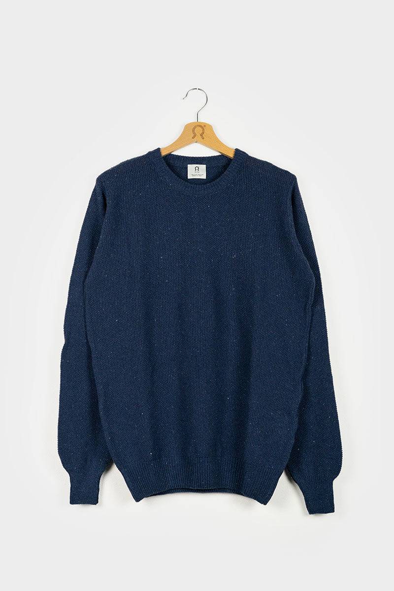 Rifò GINO Maglia Uomo Cotone Jeans rigenerato Comprane uno, ottenene uno gratis