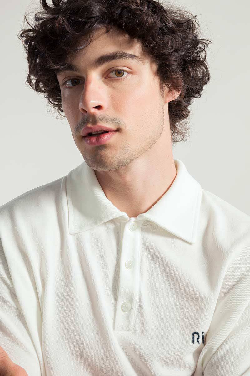 Rifò RICCARDO Maglia Polo Uomo Cotone Rigenerato Super Saving Price