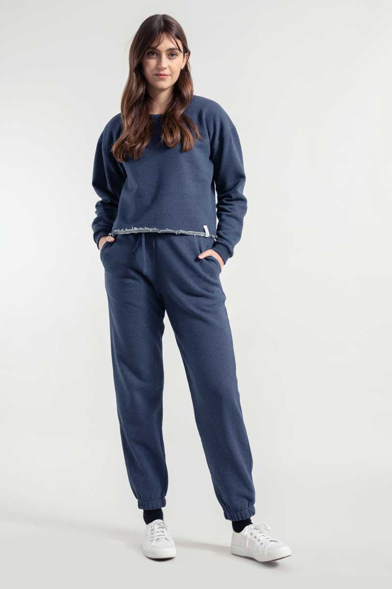 Rifò MONICA Joggers Donna Cotone Jeans Rigenerato Ritorno libero