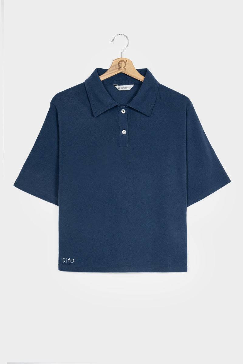 Rifò LUDO Maglia Polo Donna Cotone Rigenerato Ultimi due giorni