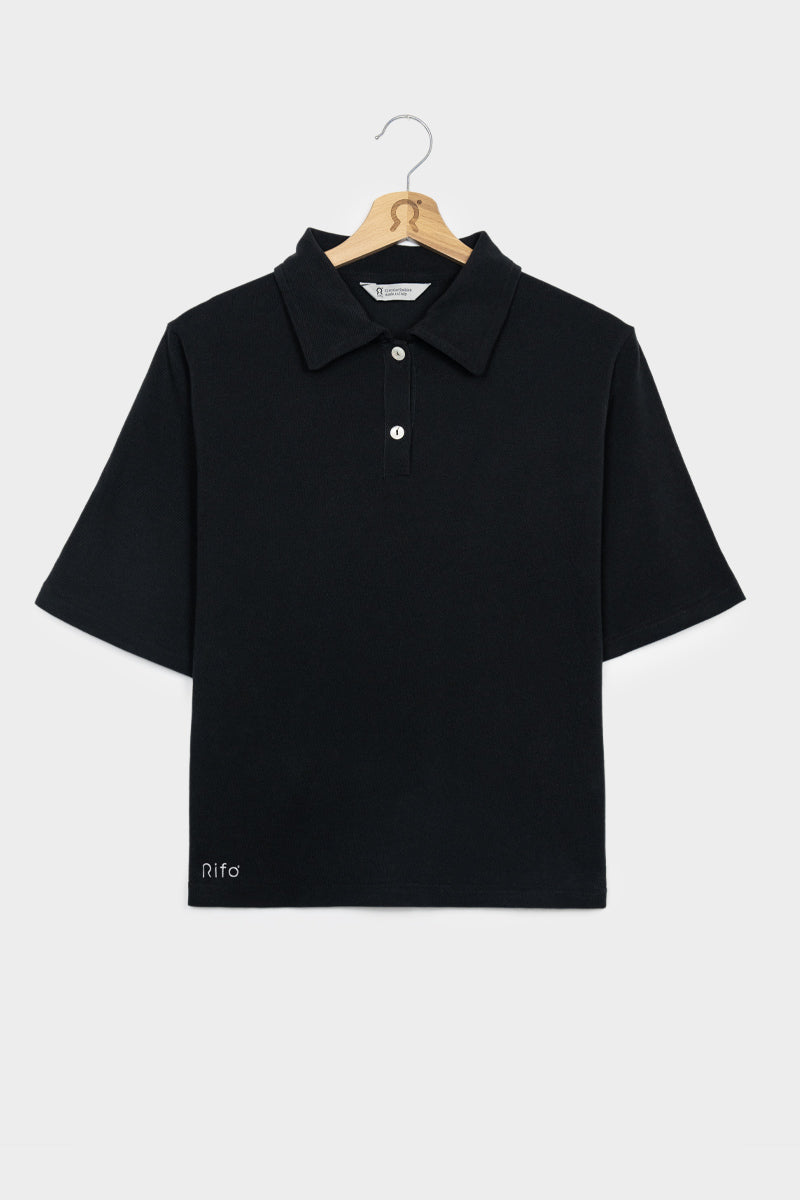 Rifò LUDO Maglia Polo Donna Cotone Rigenerato Ultimo giorno