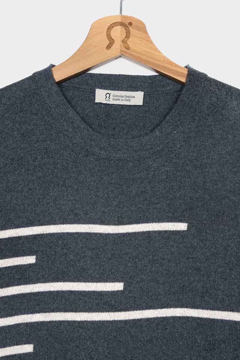 Rifò CLIO Maglia Donna Righe Cotone Rigenerato Only for today