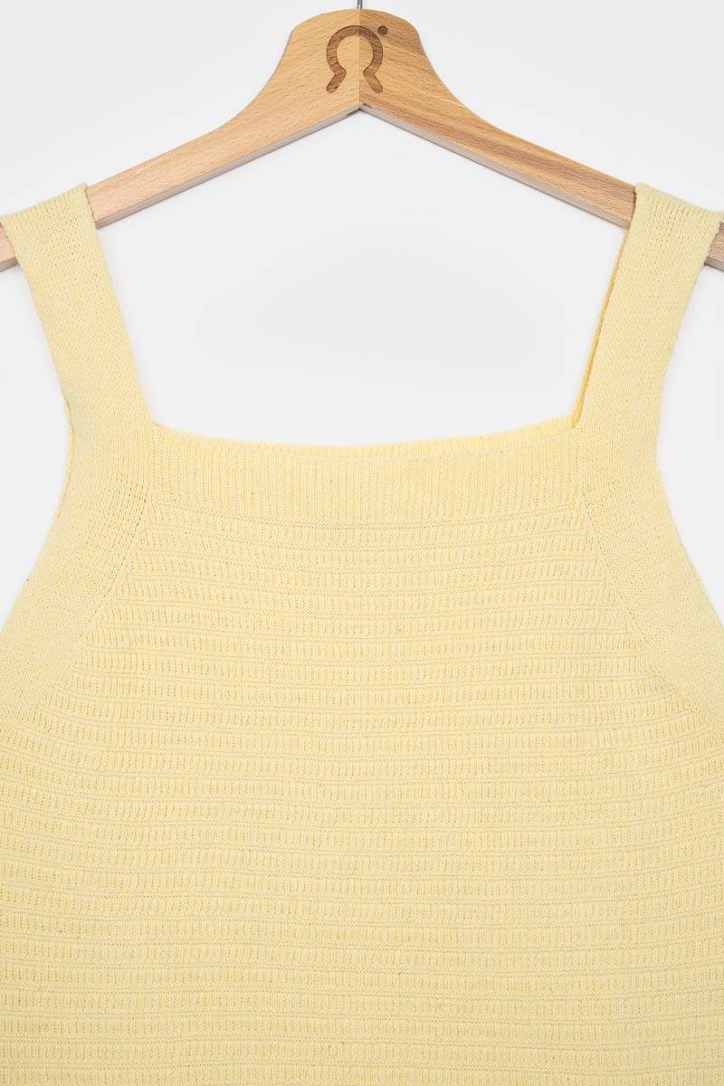 Rifò SOLE Canotta Spalla Larga Donna Cotone Rigenerato Super sconto