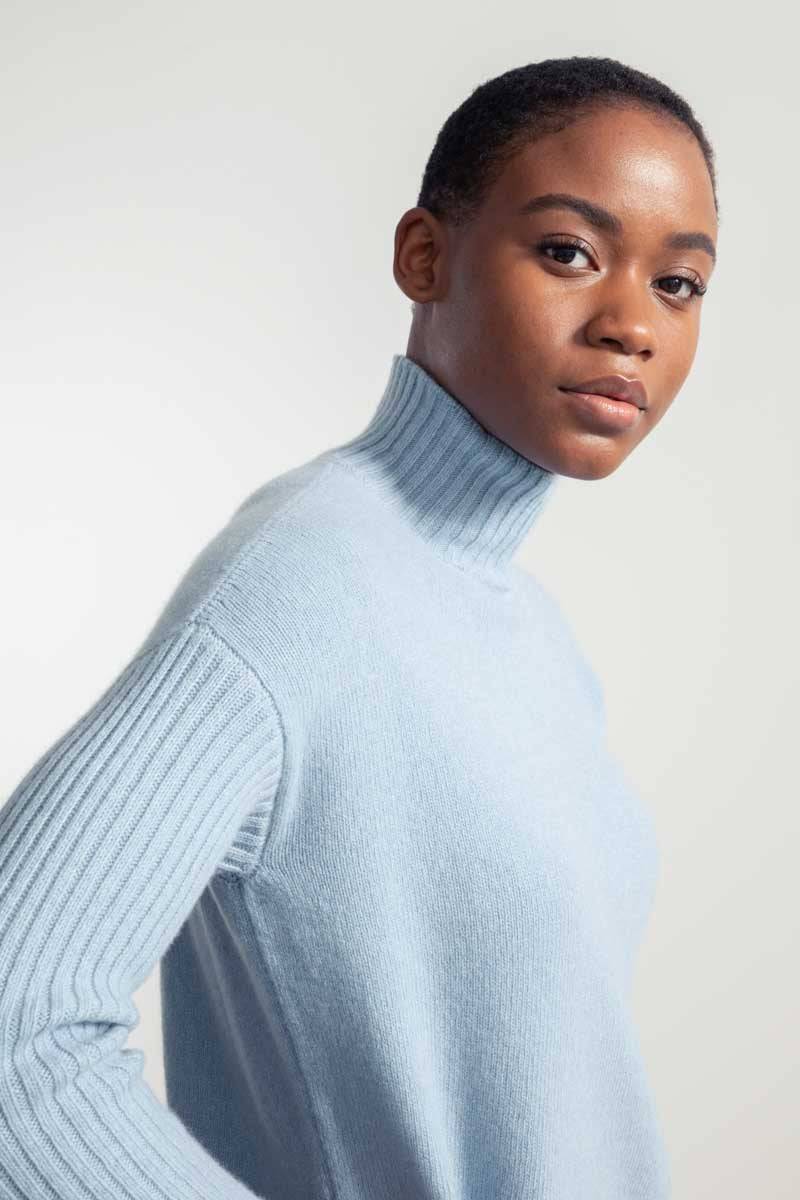 Rifò ERMINIA Maglia Donna Cashmere Rigenerato 50% di sconto per tempo limitato