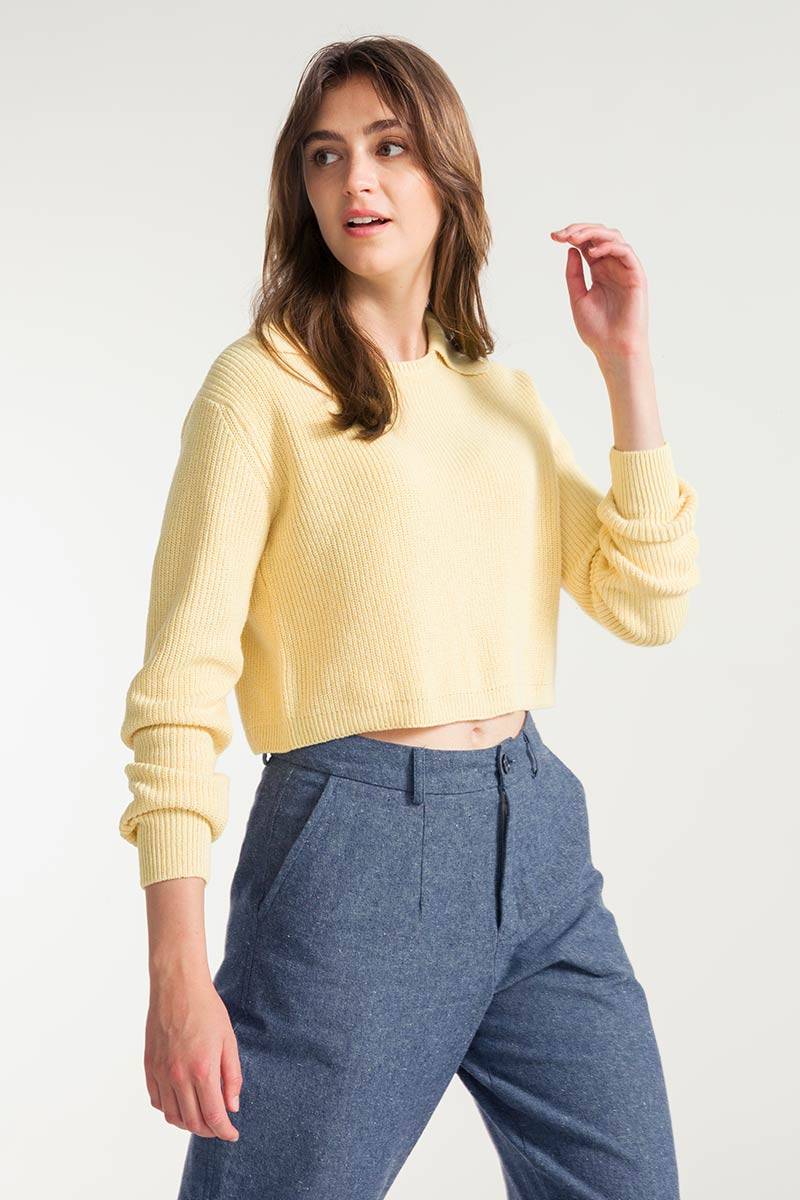 Rifò OLIVIA Maglia Donna Cotone Rigenerato Consegna Veloce