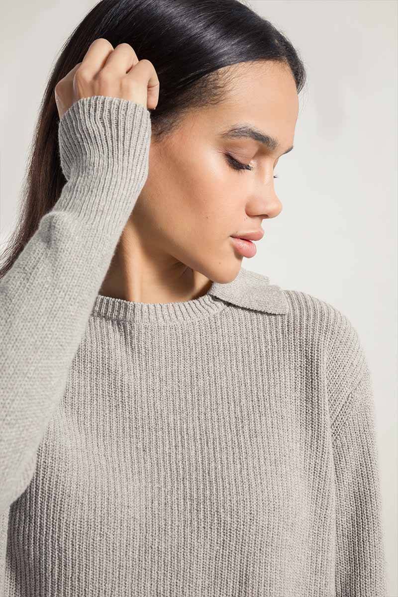 Rifò OLIVIA Maglia Donna Cotone Rigenerato Promozione Limitata