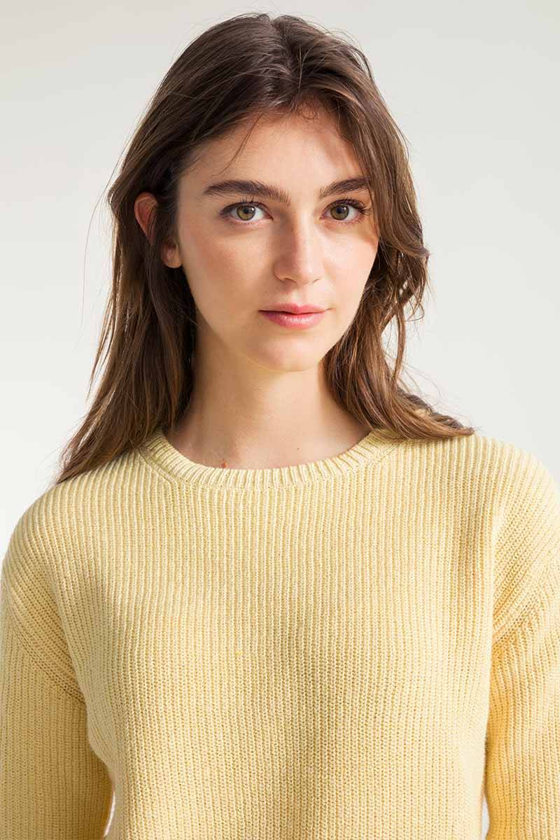 Rifò OLGA Maglia Donna Cotone Rigenerato Affare Del Giorno