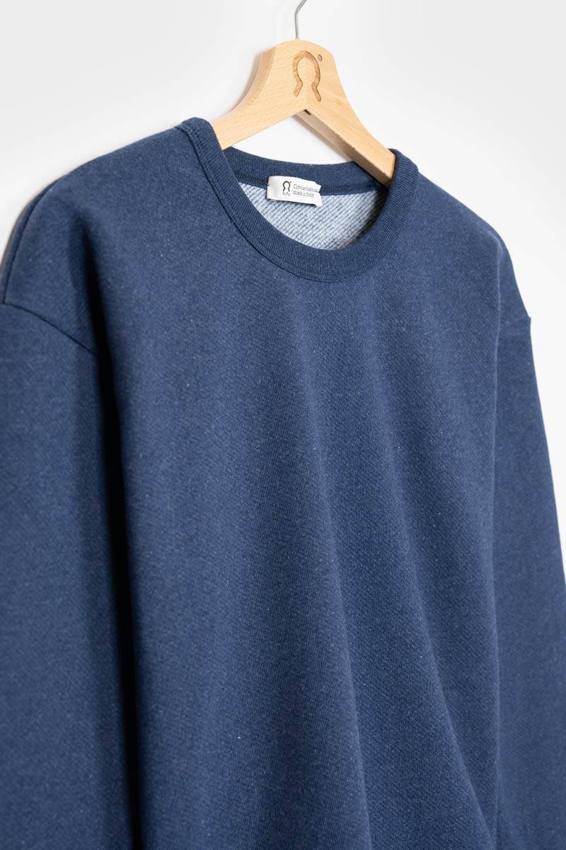 Rifò MARY Felpa Donna Cotone Jeans Rigenerato Outlet