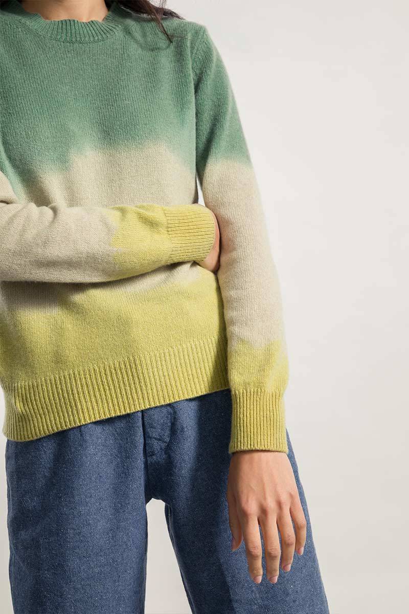 Rifò FIAMMETTA Maglia Girocollo Donna Cashmere Rigenerato Saldi