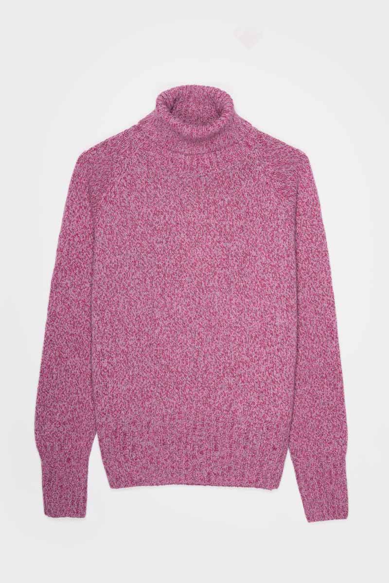 Rifò SUSANNA Maglia Collo Alto Donna Cashmere Rigenerato Offerte
