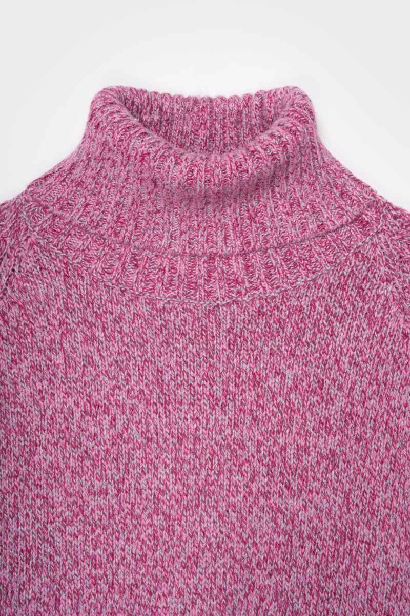 Rifò SUSANNA Maglia Collo Alto Donna Cashmere Rigenerato Offerte