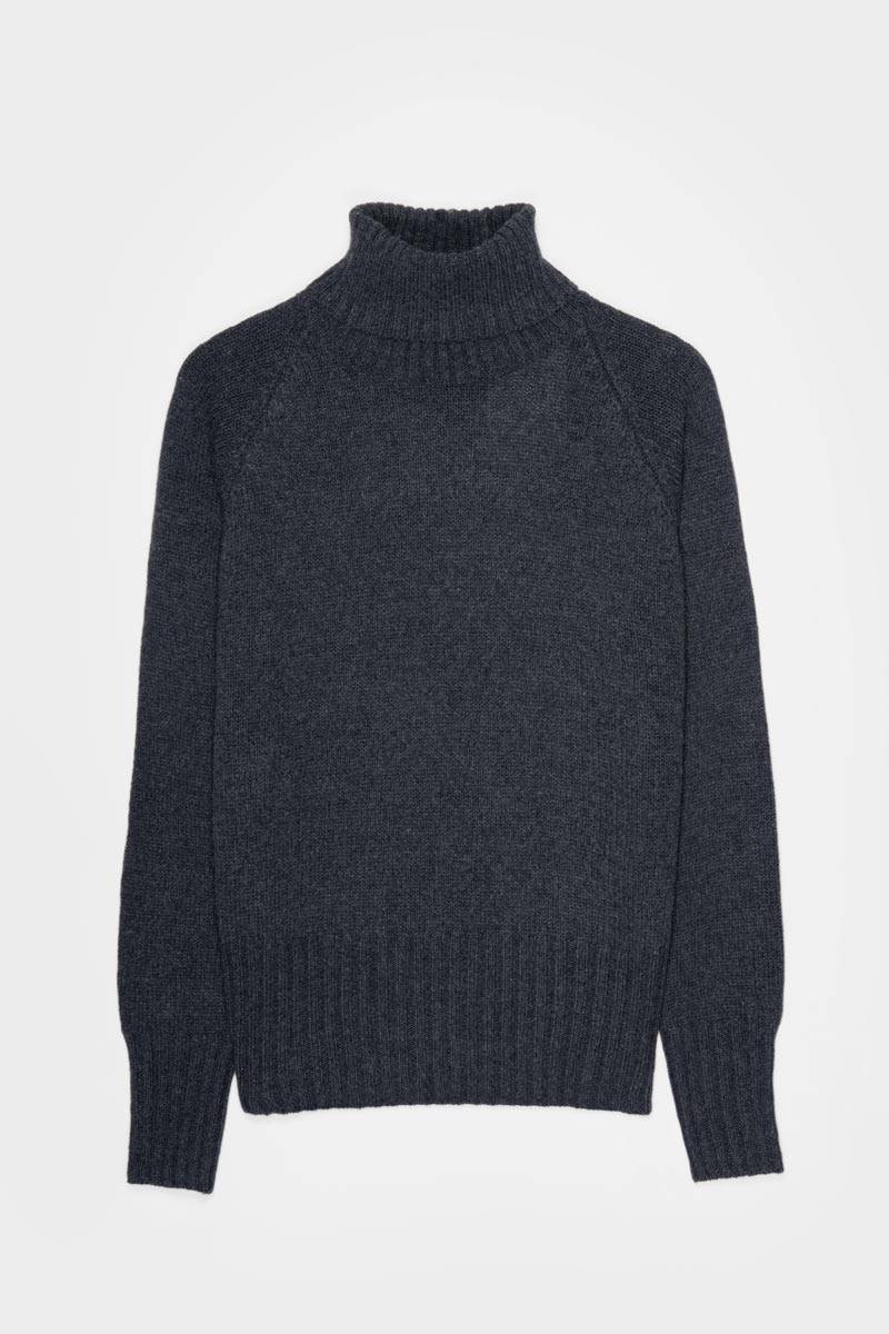 Rifò SUSANNA Maglia Collo Alto Donna Cashmere Rigenerato Vendita Calda