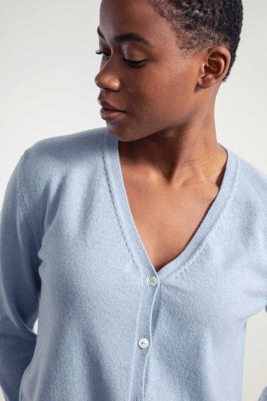 Rifò LETIZIA Cardigan Donna Light Cashmere Rigenerato Vendita Economica