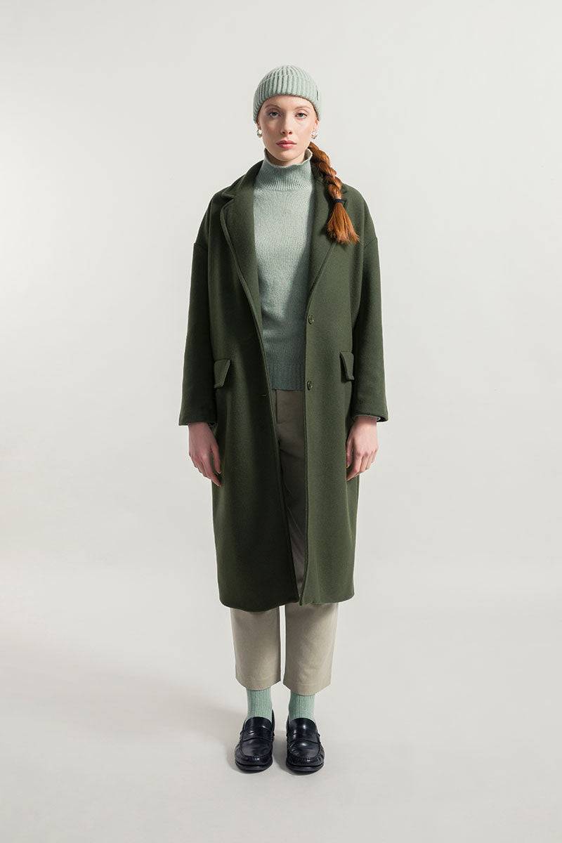 Rifò MARA Cappotto Donna Lana Rigenerata Negozio online di fabbrica