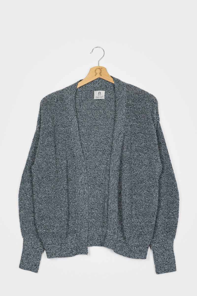 Rifò CARA Cardigan Donna Cotone Jeans Rigenerato Cyber Monday