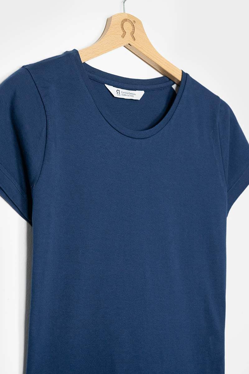 Rifò FRANCA T-shirt Donna Cotone Rigenerato Offerta Pasqua