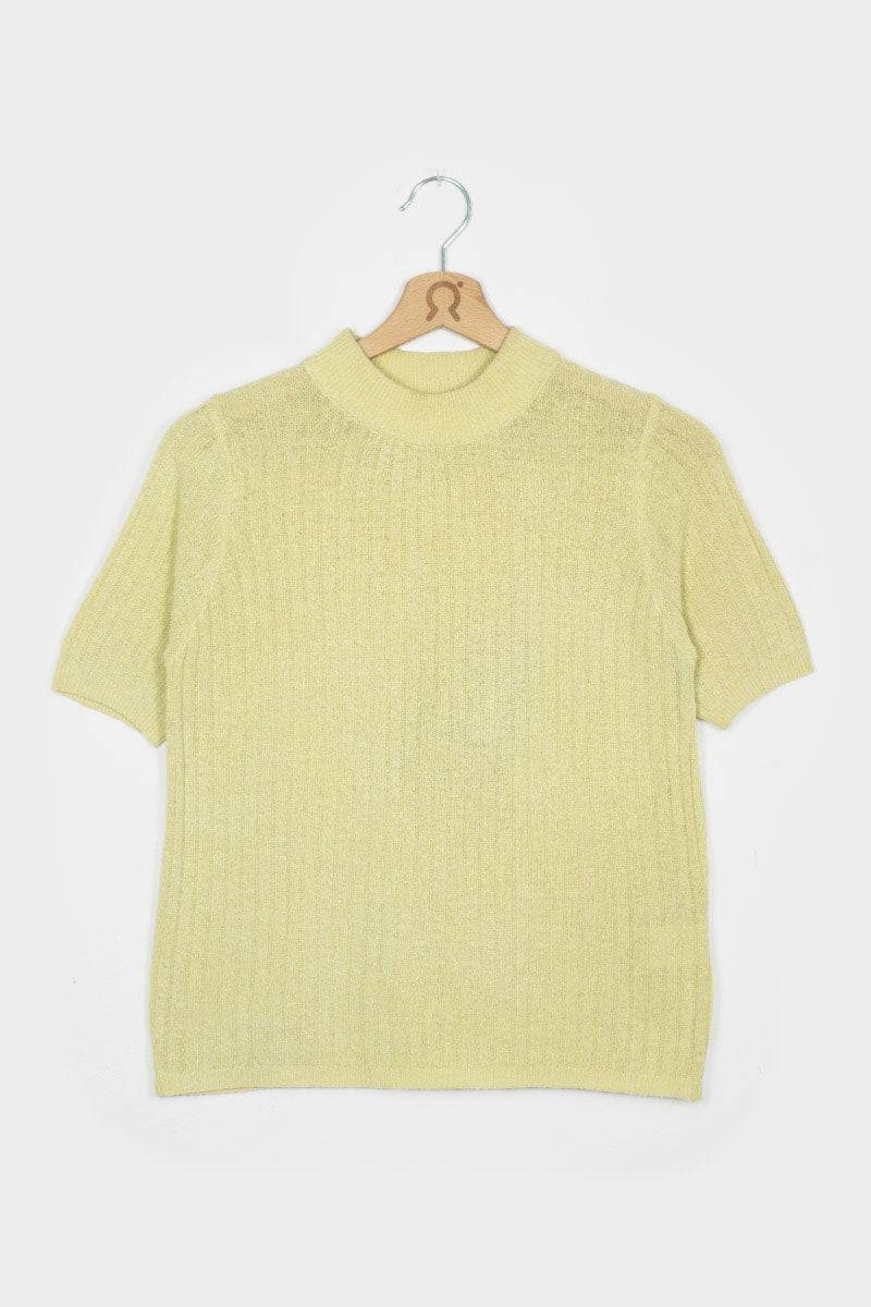 Rifò RENZA Maglia Seta Rigenerata Tinture Naturali Online Outlet