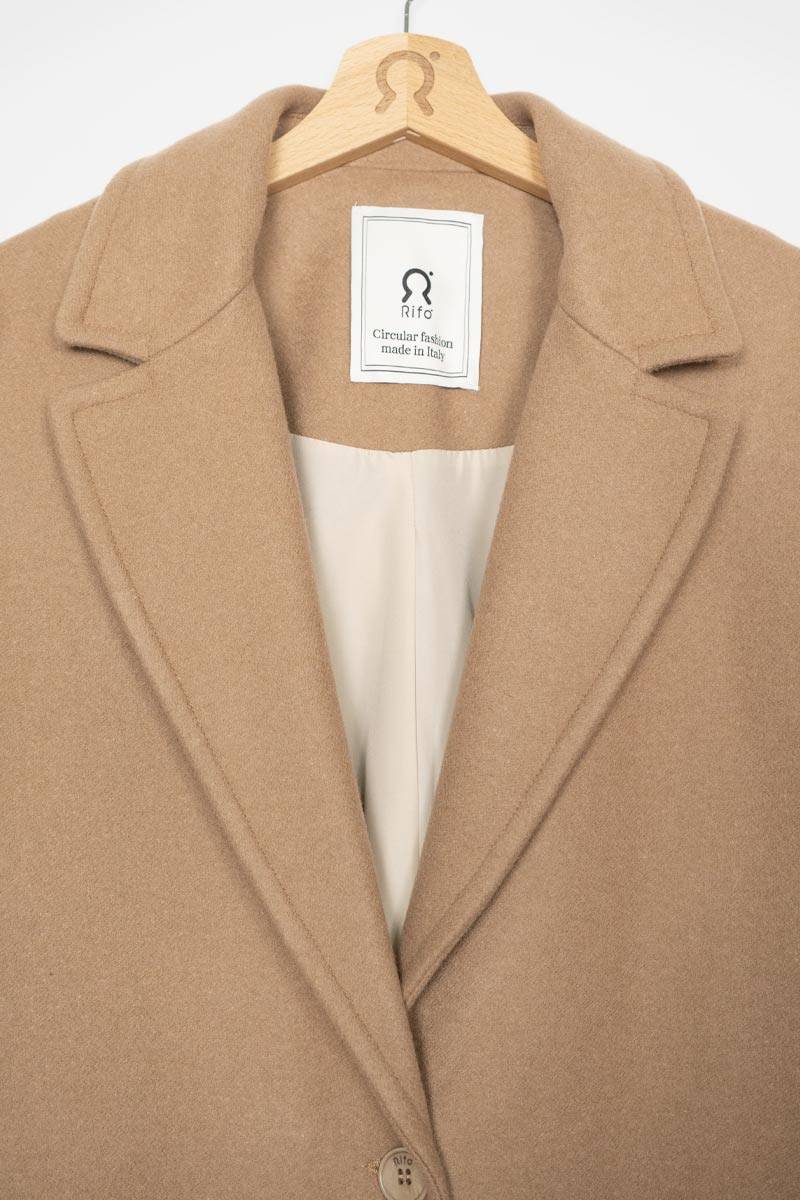 Rifò MARA Cappotto Donna Lana Rigenerata Offerta temporanea