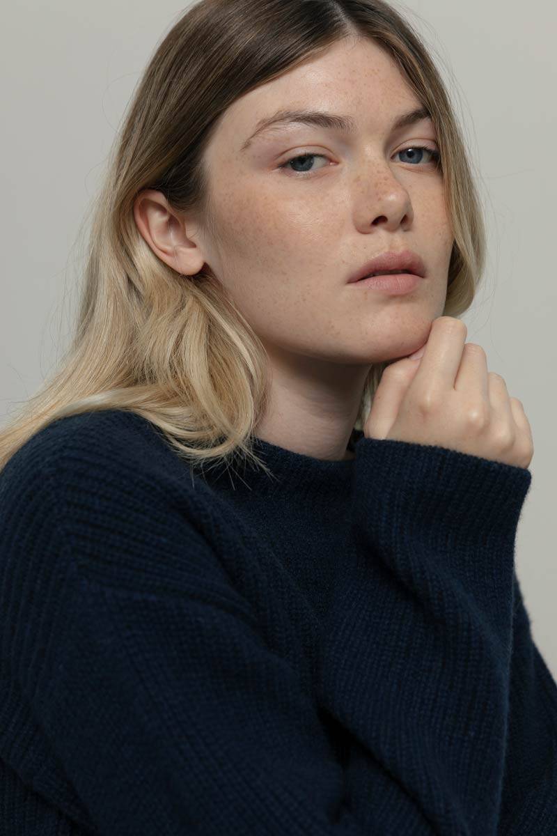 Rifò MELISSA Maglia Girocollo Donna Cashmere Rigenerato Nuovi prodotti