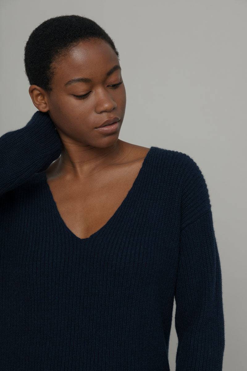 Rifò ESTER Maglia Scollo a V Donna Cashmere Offerte stagionali